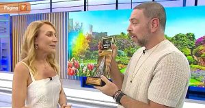 José Antonio Neme felicitó a Karen Doggenweiler por su triunfo en Premios Cordillera: le lanzó frase "en doble sentido"