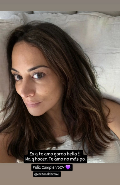 Julián Elfenbein dedicó apasionado saludo de cumpleaños a su pareja Verónica Calderón