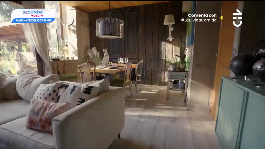 Alejandra Fosalba sorprendió al enseñar especial rincón de su casa en La Divina Comida 