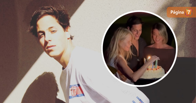 Las imágenes del producido cumpleaños de Máximo Menem: polola y Cecilia Bolocco le llevaron la torta