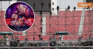 Muere trabajador que desarmaba escenario de Iron Maiden en el Estadio Nacional