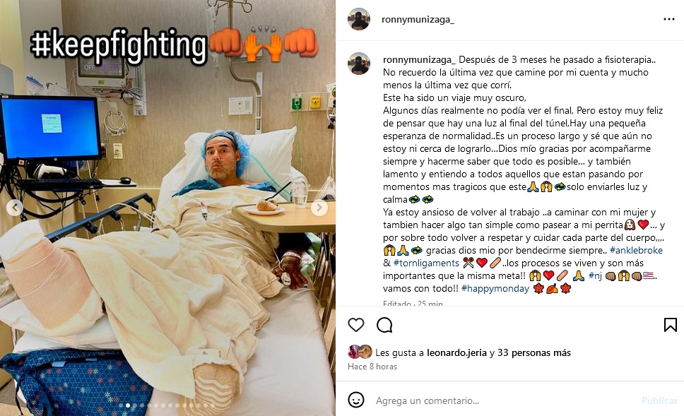 Ronny Dance habló de su complicado estado de salud