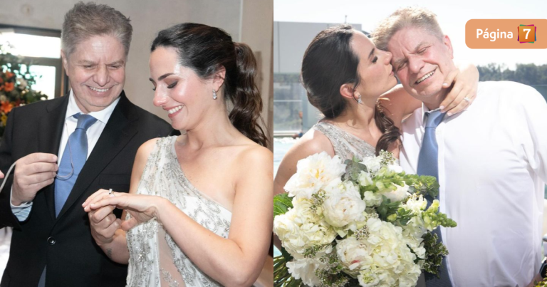 Rosario Bravo compartió nuevos registros de su aniversario de matrimonio: lució bello vestido