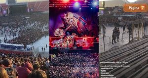 Viralizan indignante imagen en concierto de Iron Maiden en Chile