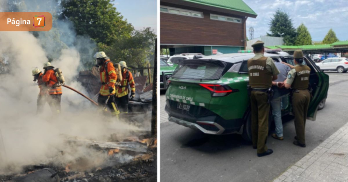 Horror en Villarrica: hombre asesinó a su suegra y agredió a su esposa tras incendiar vivienda