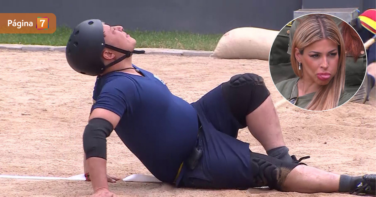 Así fue el grave accidente de Sergio Rojas en Palabra de Honor: Oriana tuvo burlesca reacción