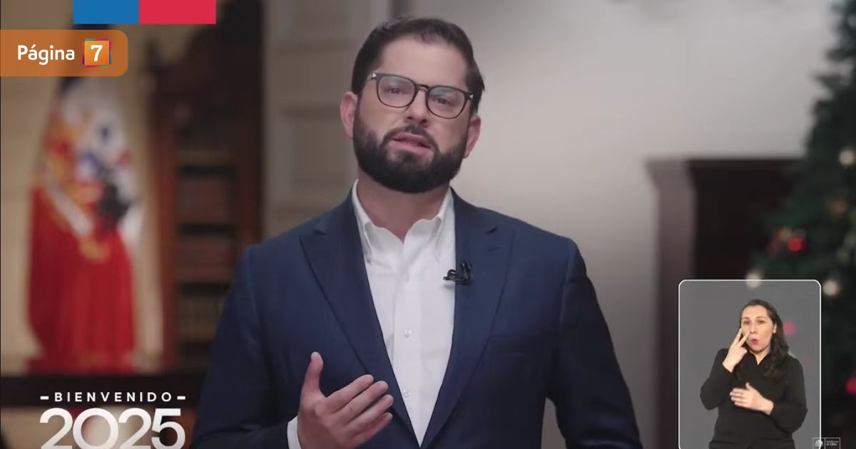 Presidente Gabriel Boric entregó su mensaje de fin de año: 