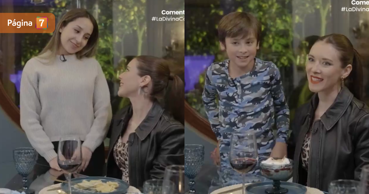Hermana menor e hijo de Carla Jara tuvieron especial participación en 'La Divina Comida'