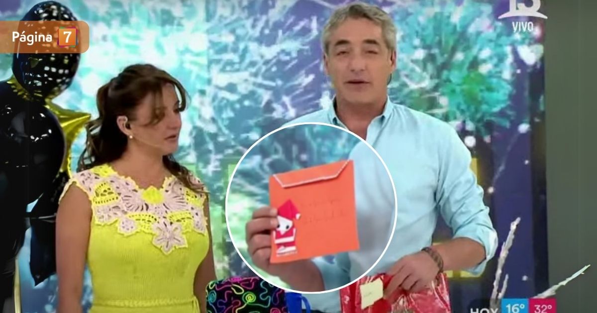 José Luis Repenning recibió tierna carta de una pequeña fan: lo dibujó en Premios Cordillera
