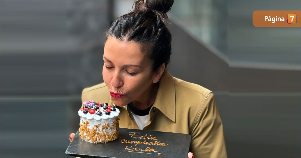 Karla Constant compartió registros de su cumpleaños: equipo de 'Palabra de Honor' la sorprendió