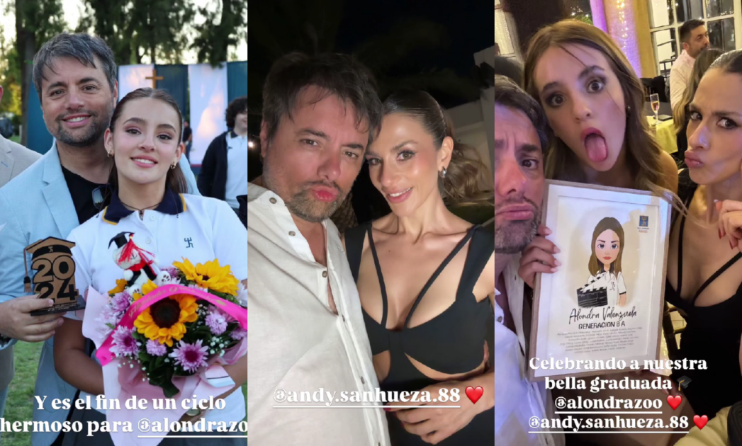"Y estamos todos": Daniel Valenzuela celebró en familia graduación de su hija Alondra