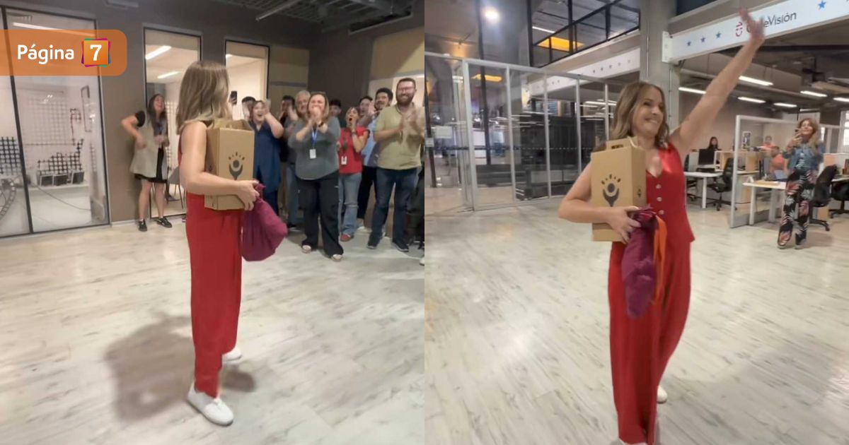 Equipo de Chilevisión dio conmovedora despedida a Monserrat Álvarez: 