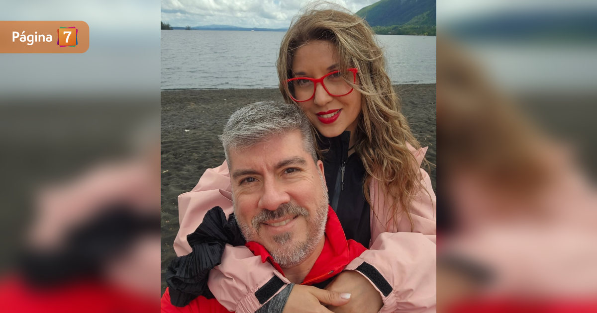 Eduardo Sáez sorprendió a su pareja 18 años menor con romántico saludo de cumpleaños