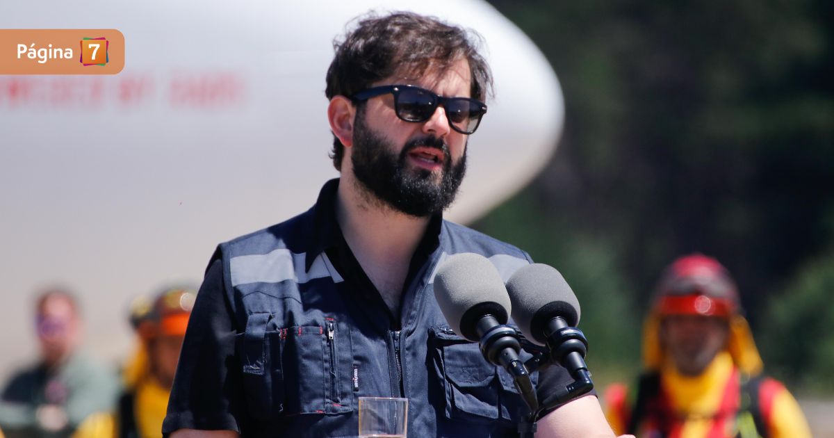 Presidente Boric hace dura advertencia ante temporada de incendios forestales: 