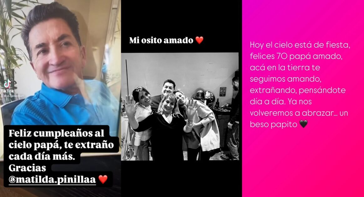 Gissella Gallardo publicó sensible mensaje en cumpleaños de su padre: "Hoy el cielo está de fiesta"