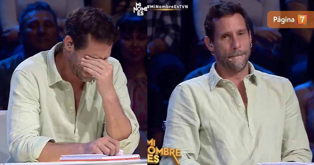 Gonzalo Valenzuela no aguantó la emoción en 'Mi nombre es': 