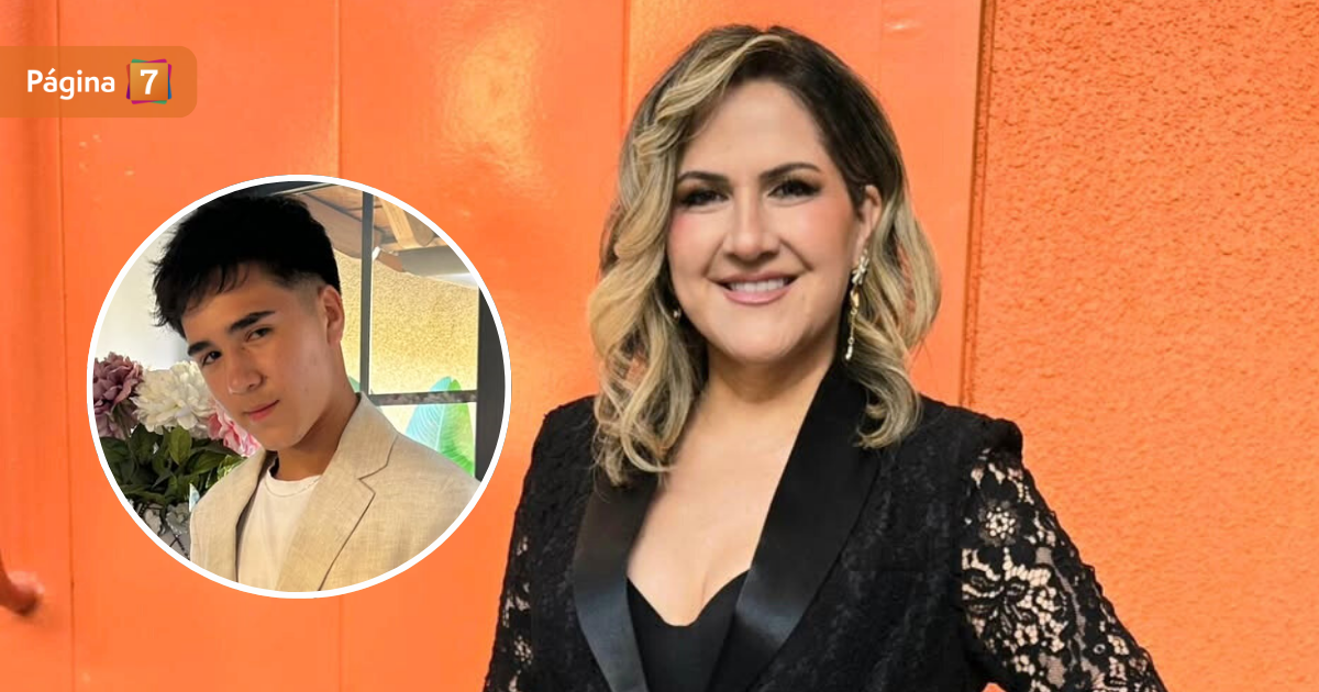 Hijo de Michelle Adam en su graduación de octavo