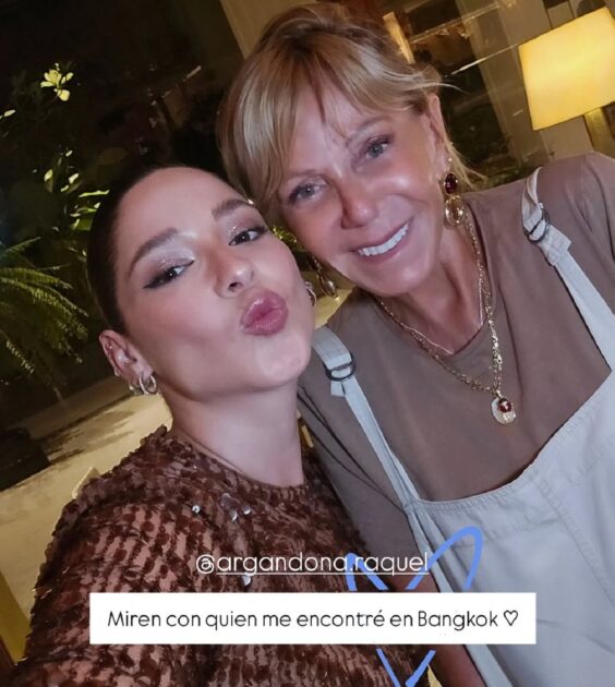 Kel Calderón y Raquel Argandoña