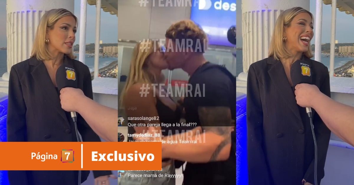 Oriana Marzoli reaccionó con irónico comentario a beso entre Faloon Larraguibel y Raimundo Cerda