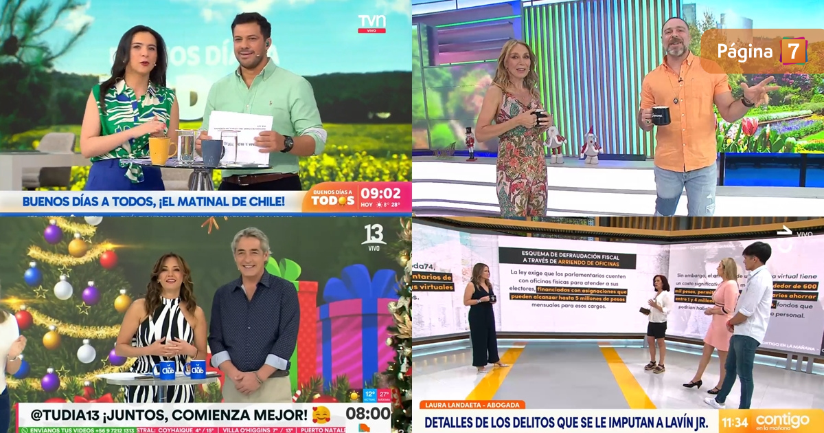 Canales empataron y otro sufrió dramática caída: el rating matinal de este martes 3 de diciembre