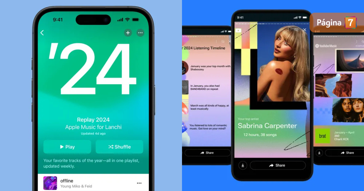 Ante Spotify Wrapped: revisa el resumen de tu año en Apple Music y YouTube Music