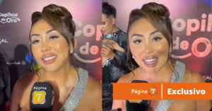 Así llegó Naya Fácil a los premios Copihue de Oro reveló el secreto que inspiró su look