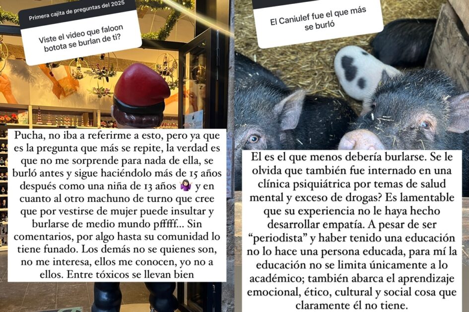 Natalia Rodríguez reaccionó a feas burlas de Faloon, Botota y Caniulef en Palabra de Honor