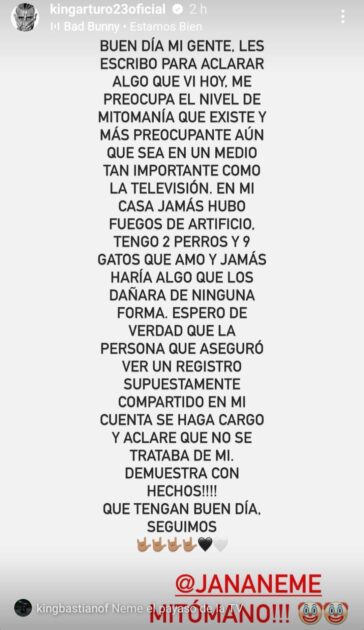Arturo Vidal emplazó a José Antonio Neme