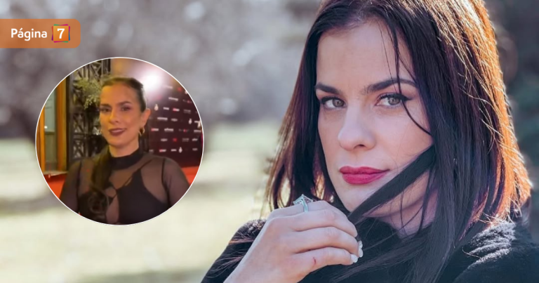 Celine Reymond impactó con elegante vestido transparente en Premios Caleuche