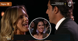 Beso de Diana Bolocco y Cristián Riquelme en Festival de Las Condes