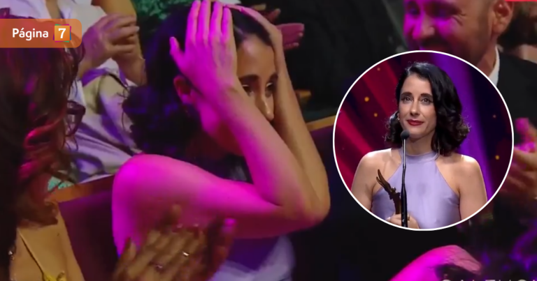 Elisa Zulueta se emocionó al ganar su primer premio Caleuche: 