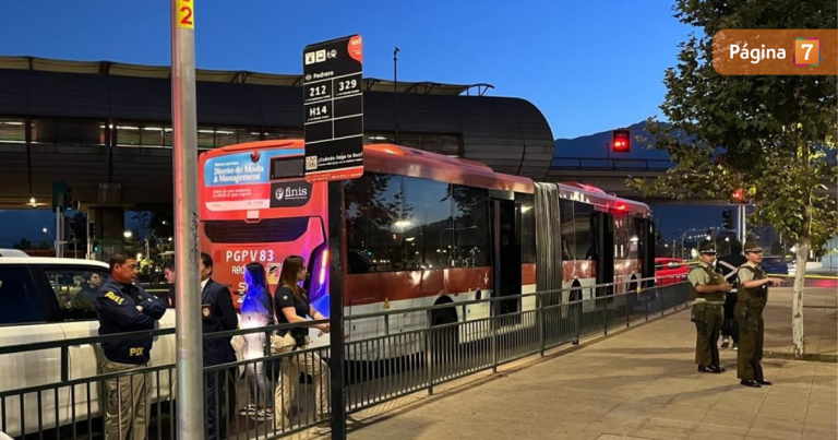 La Florida: funcionario PDI mató a delincuente que intentó asaltarlo arriba de un bus