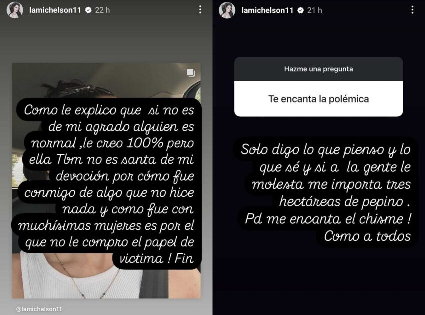 Ignacia Michelson destapó antiguo conflicto con Faloon