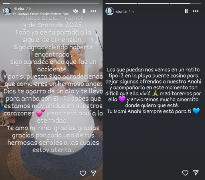 Madre de Anahí Espíndola.