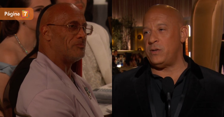 Dwayne 'The Rock' Johnson y Vin Diesel protagonizaron un incómodo momento en los Globos de Oro