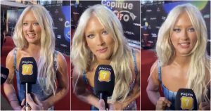 Vesta Lugg sorprendió con conocido acompañante en los Copihue de Oro