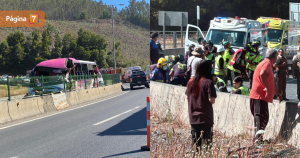 Tras un mes hospitalizado nueva víctima de accidente de autobús en Lota