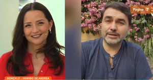 Esposo de Andrea Arístegui la sorprendió durante su presentación en matinal de CHV: "Te admiramos"