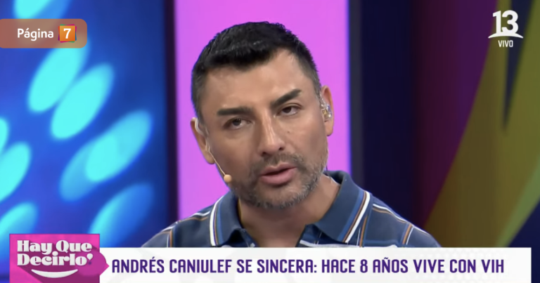Comentario de una colega periodista ayudó a Andrés Caniulef a descubrir que tenía VIH hace 8 años