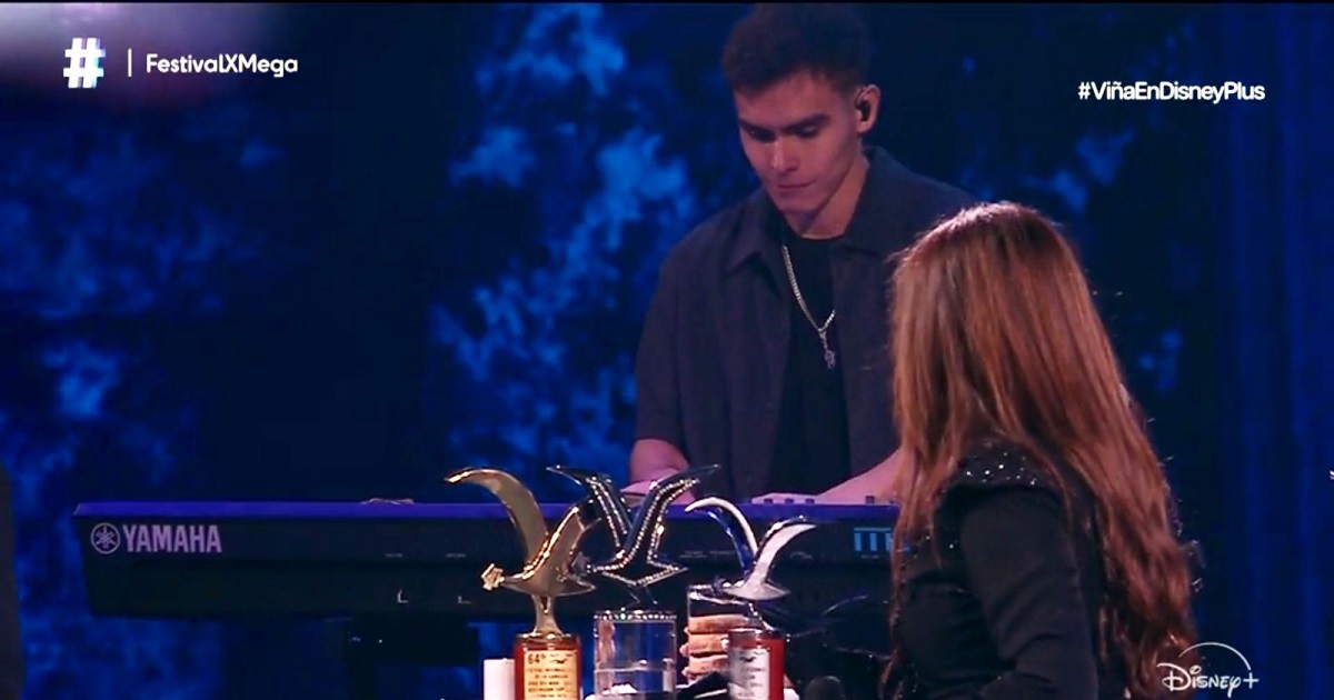 Carlos Figueroa Jr y Myriam Hernández en Viña 2025