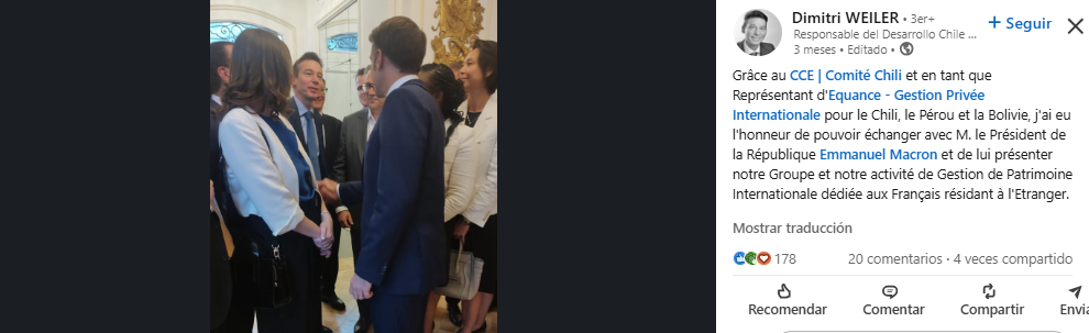 Estuvo con Emmanuel Macron cuando vino a Chile: ¿quién era el francés asesinado en Chicureo?