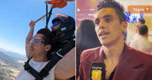 Actor de Nuevo Amores de Mercado se lanzó en paracaídas