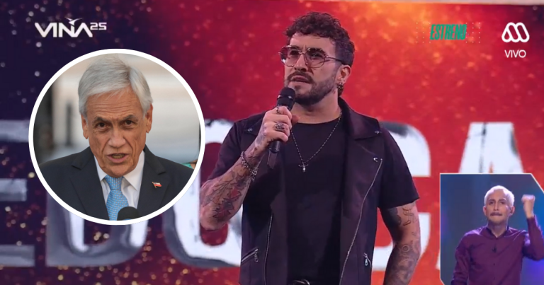 Los audaces chistes de Edo Caroe sobre Sebastián Piñera en Viña 2025: 