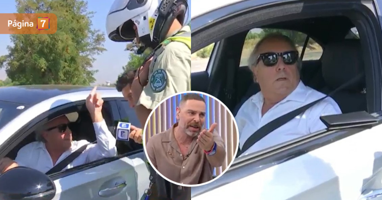 José Antonio Neme se indignó con conductor que le faltó el respeto a un carabinero en pleno móvil