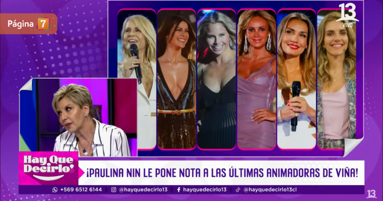 Paulina Nin evaluó a animadoras de Viña: escogió a su favorita y aseguró que a una 