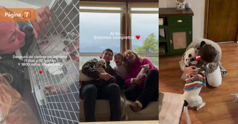 Influencer mostró reencuentro con su perro tras polémica con SKY: “Después de cientos de lágrimas