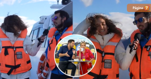 Con dificultades técnicas Mari Godoy marcó hito en TV con despacho al Buenos Días Ojitos llorosos