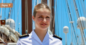 La princesa Leonor arribó a Chile