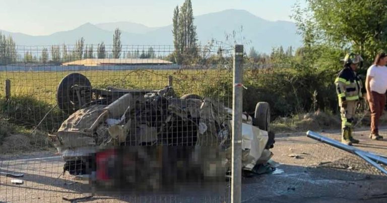 Accidente de tránsito en Ruta 5 Sur deja al menos cinco muertos: 4 serían menores de edad