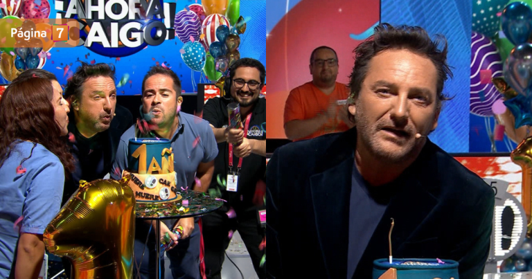 Lo que no se vio del aniversario de Ahora Caigo: así celebró Daniel Fuenzalida el primer año